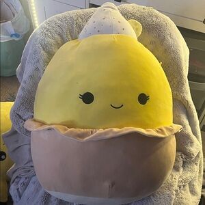 Big Yellow ice cream sundae Squishmallow